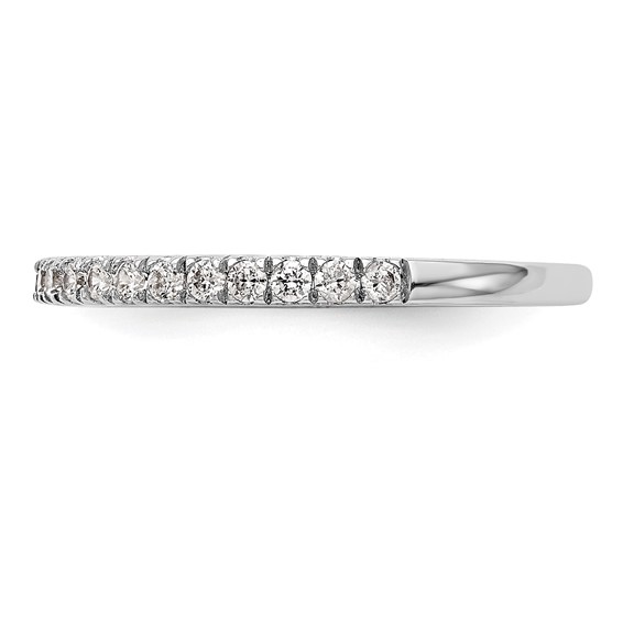 14k White Gold 1/3 carat Diamond Complete Wedding Band