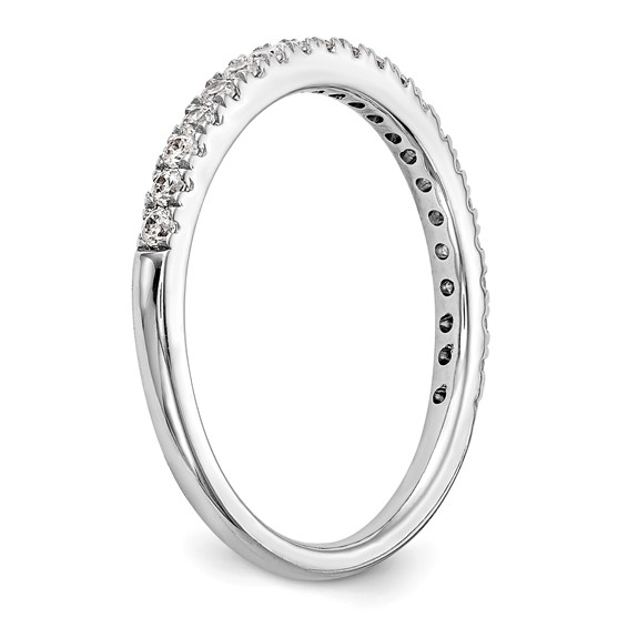 14k White Gold 1/3 carat Diamond Complete Wedding Band