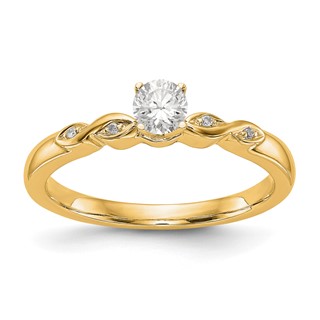 14k Yellow Gold Engagement Ring Mounting