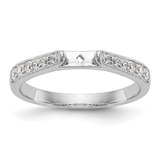 Platinum Peg Set Engagement Ring Mounting
