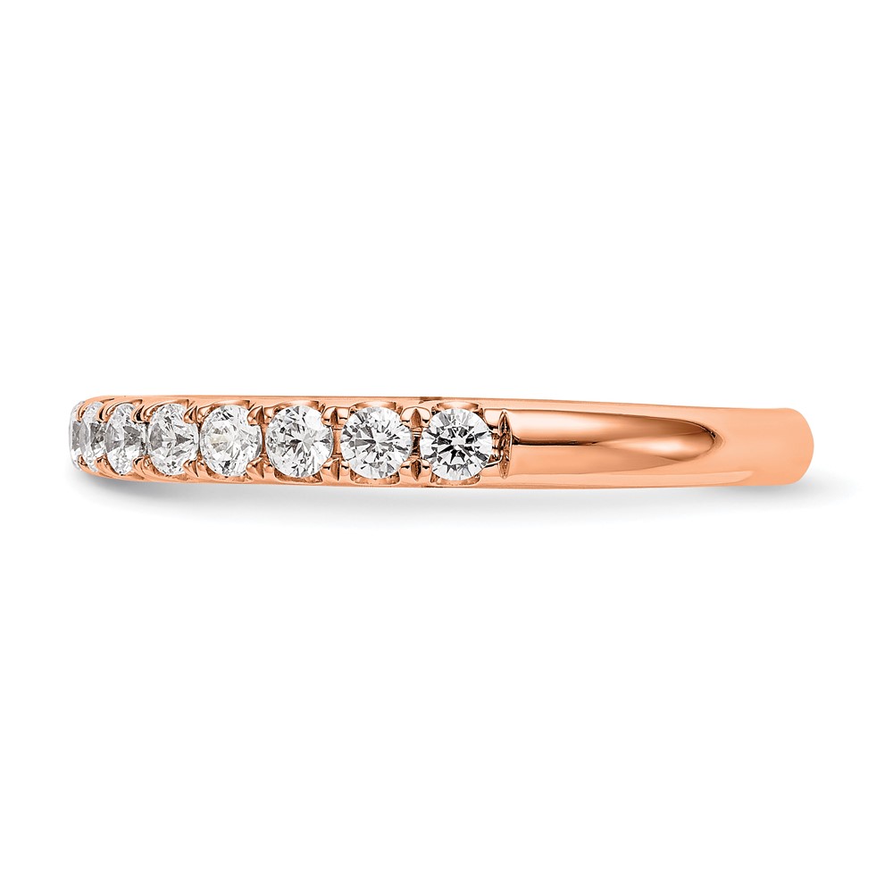 True Origin 14K Rose Gold 1/2 carat Lab Grown Diamond VS  D E F  Wedding Band (RM2927B-056-RLD)