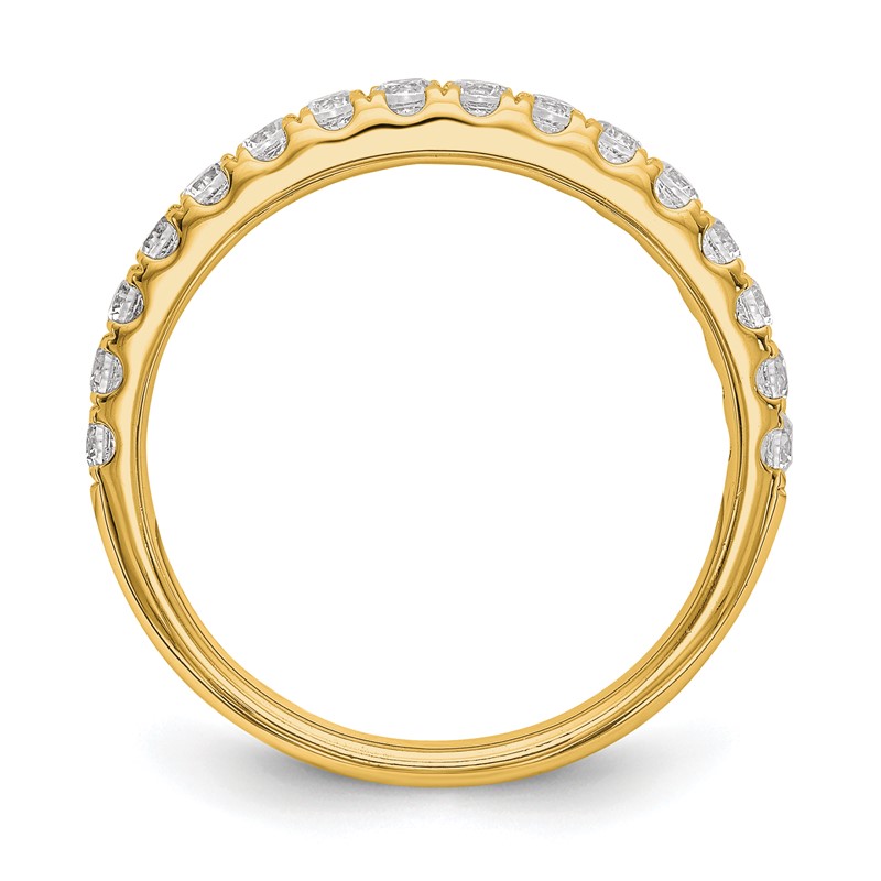 True Origin 14K 1/2 carat Lab Grown Diamond VS  D E F  Wedding Band