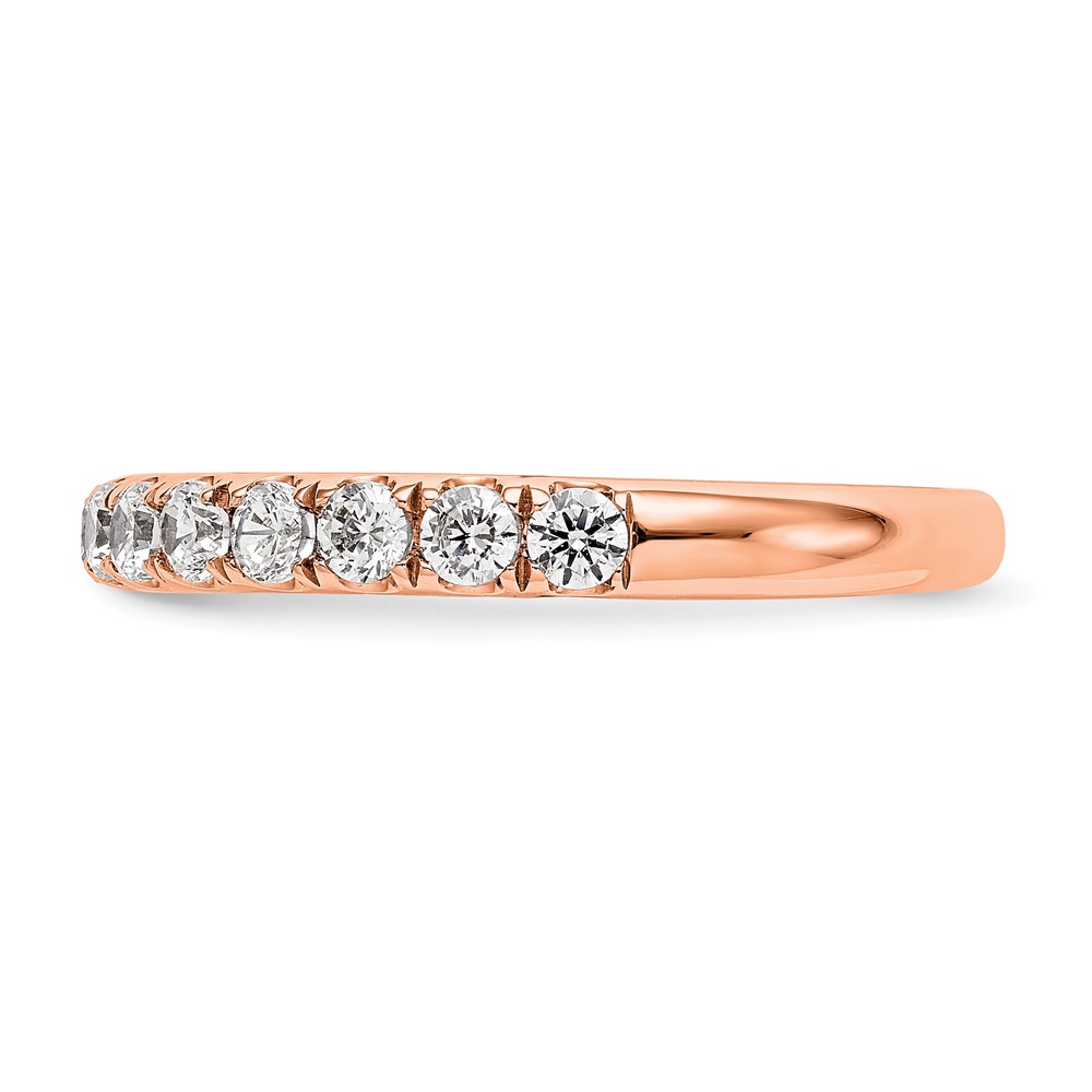 True Origin 14K Rose Gold 3/4 carat Lab Grown Diamond VS  D E F  Wedding Band (RM2927B-070-RLD)