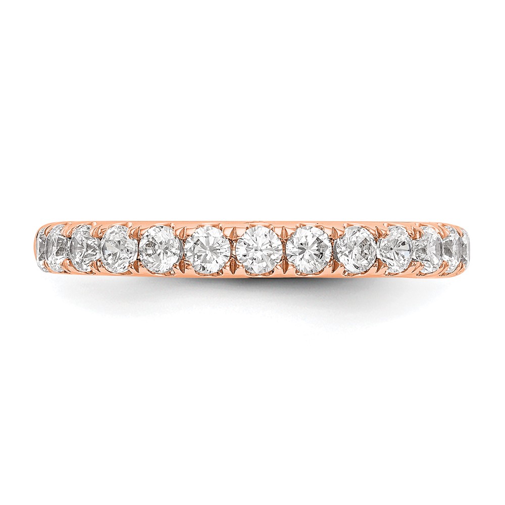 True Origin 14K Rose Gold 3/4 carat Lab Grown Diamond VS  D E F  Wedding Band (RM2927B-070-RLD)