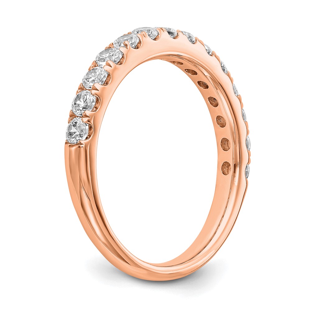 True Origin 14K Rose Gold 3/4 carat Lab Grown Diamond VS  D E F  Wedding Band (RM2927B-070-RLD)