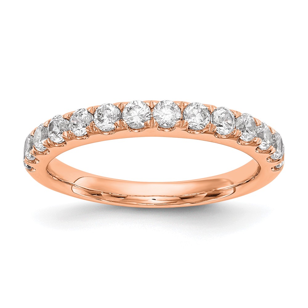 True Origin 14K Rose Gold 3/4 carat Lab Grown Diamond VS  D E F  Wedding Band (RM2927B-070-RLD)