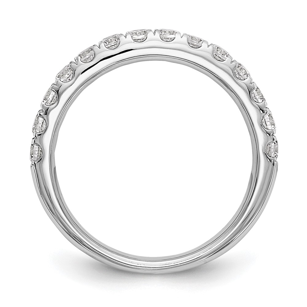 True Origin 14K White Gold 3/4 carat Lab Grown Diamond VS  D E F  Wedding Band (RM2927B-070-WLD)