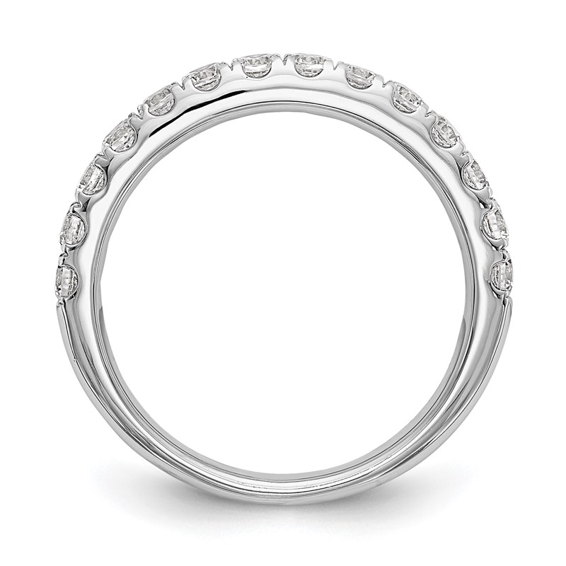 14k White Gold 3/4 carat Lab Grown Diamond VS/SI+ G+ Complete Wedding Band