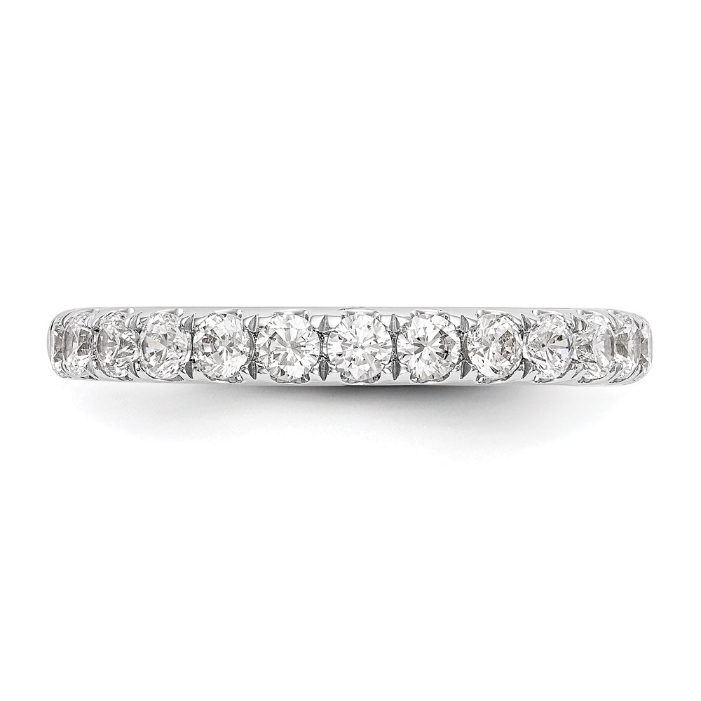 True Origin 14K White Gold 3/4 carat Lab Grown Diamond VS  D E F  Wedding Band (RM2927B-070-WLD)