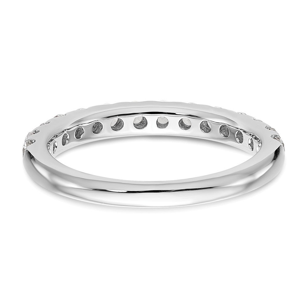 True Origin 14K White Gold 3/4 carat Lab Grown Diamond VS  D E F  Wedding Band (RM2927B-070-WLD)