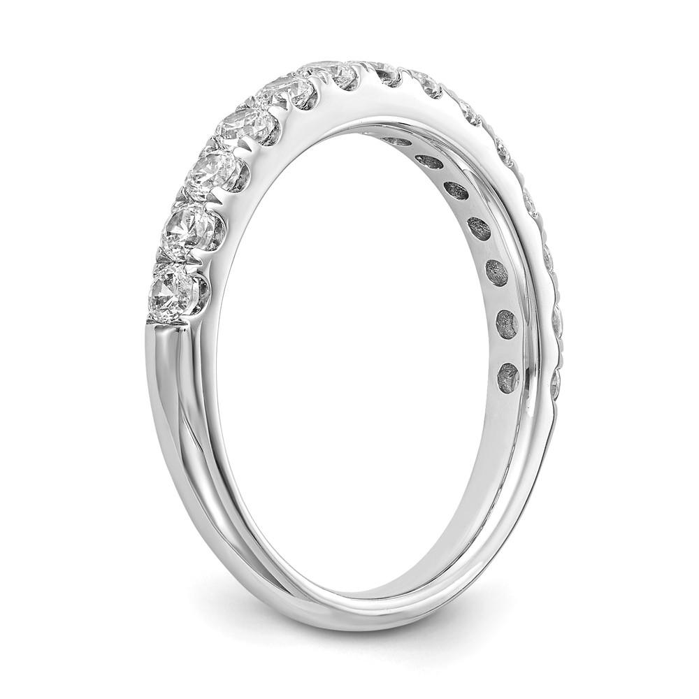 True Origin 14K White Gold 3/4 carat Lab Grown Diamond VS  D E F  Wedding Band (RM2927B-070-WLD)