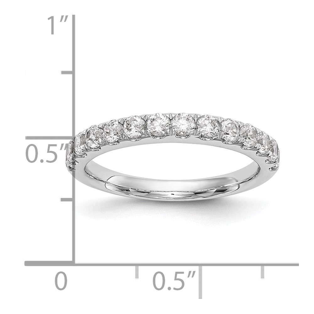 True Origin 14K White Gold 3/4 carat Lab Grown Diamond VS  D E F  Wedding Band (RM2927B-070-WLD)
