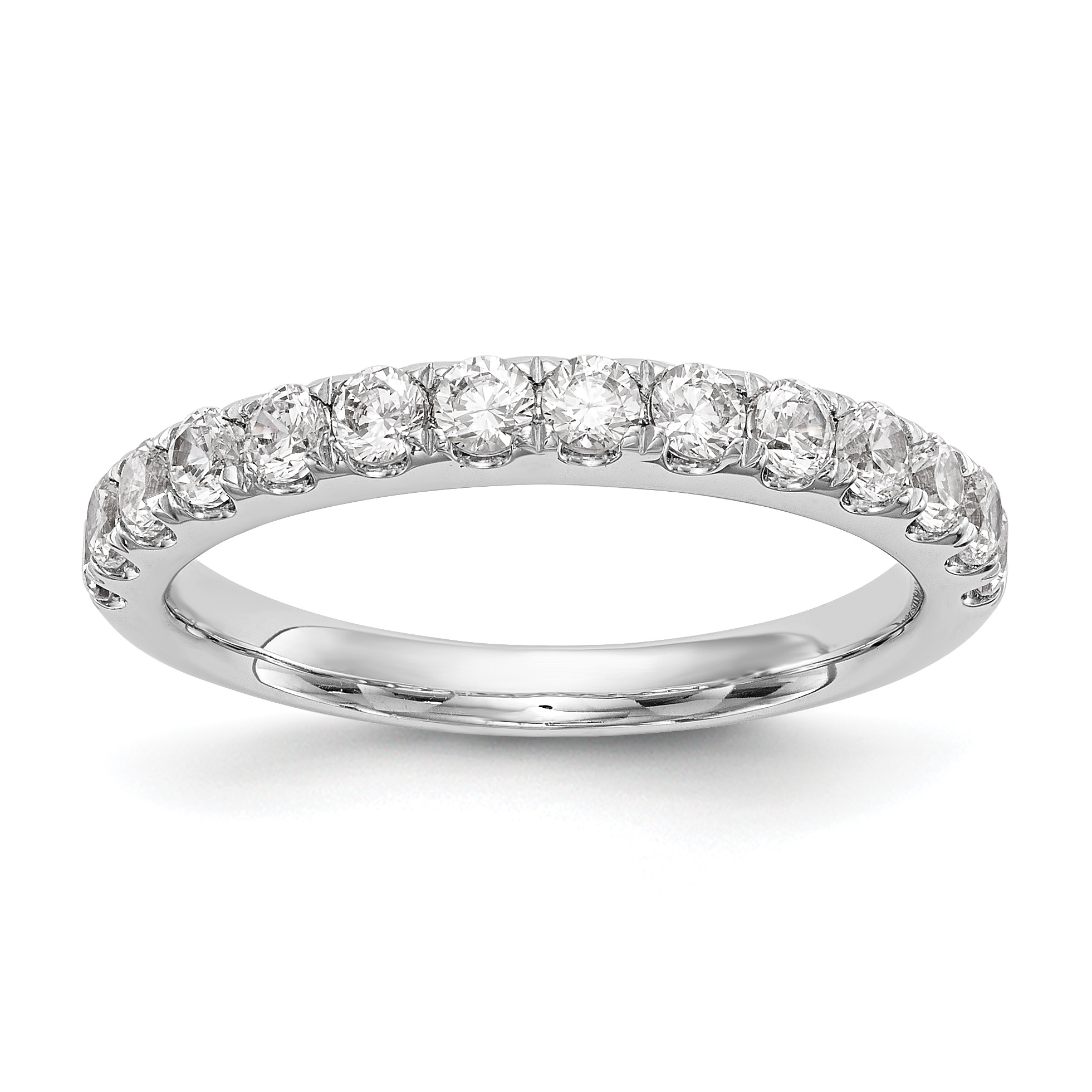 True Origin 14K White Gold 3/4 carat Lab Grown Diamond VS  D E F  Wedding Band (RM2927B-070-WLD)