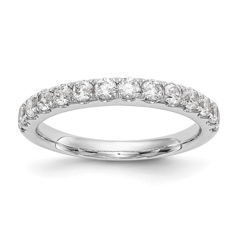 True Origin 14K White Gold 3/4 carat Lab Grown Diamond VS  D E F  Wedding Band (RM2927B-070-WLD)