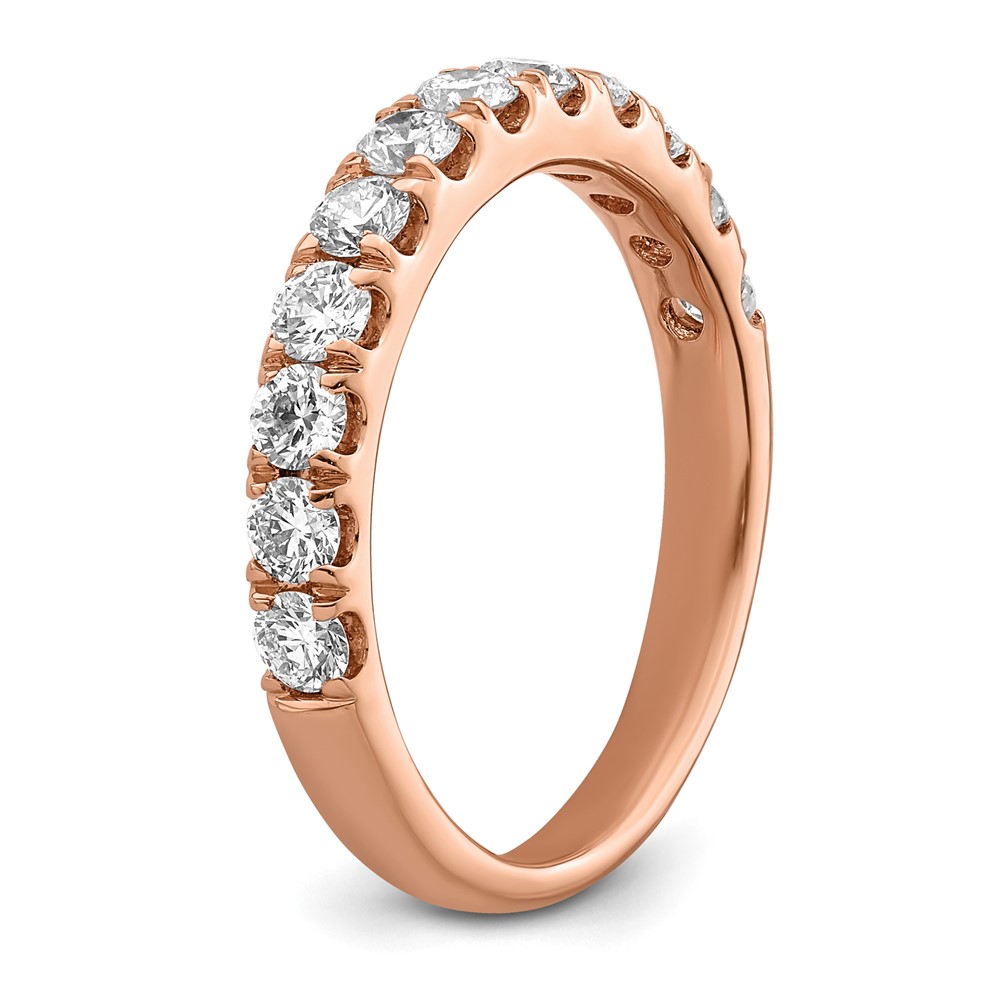 True Origin 14K Rose Gold 7/8 carat Lab Grown Diamond VS  D E F  Wedding Band (RM2927B-084-RLD)