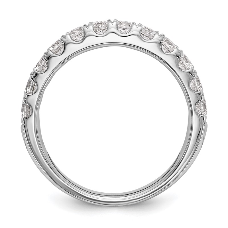 14k White Gold 7/8 carat Lab Grown Diamond VS/SI+ G+ Complete Wedding Band