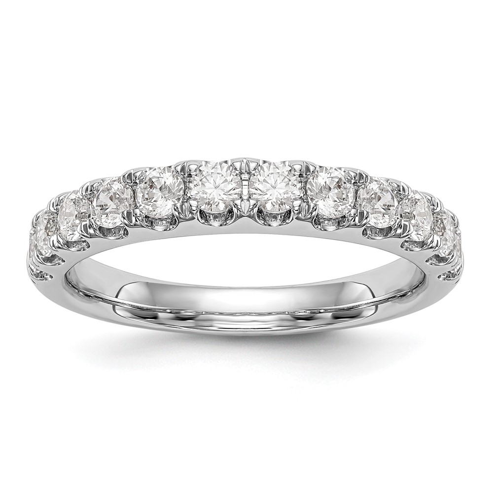 14k White Gold 7/8 carat Lab Grown Diamond VS/SI+ G+ Complete Wedding Band (RM2927B-084-7WLG)