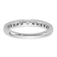 True Origin 14K White Gold 0.62 Carat Lab Grown Diamond VS+ F+ Semi-Mount Peg Set Engagement Ring view 5
