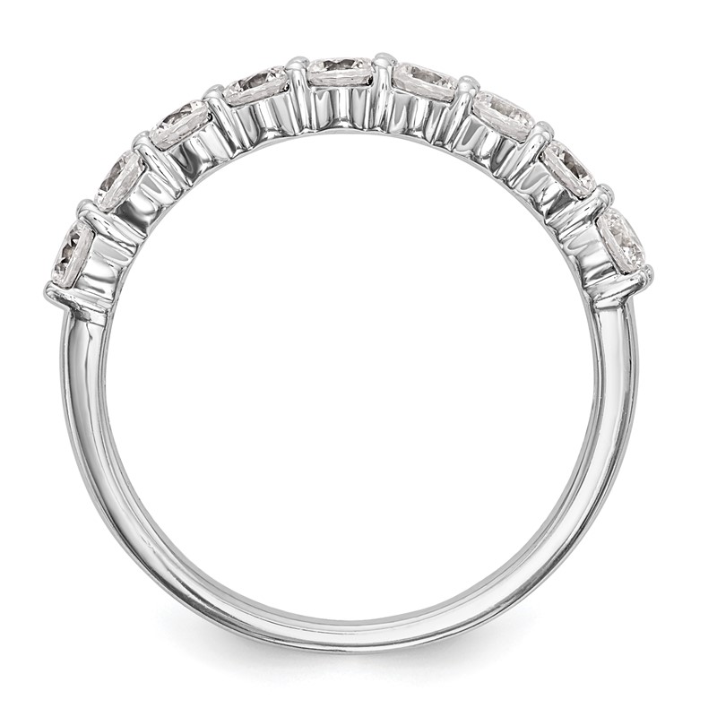 14k White Gold 3/4 carat Lab Grown Diamond VS/SI+ G+ Complete Wedding Band