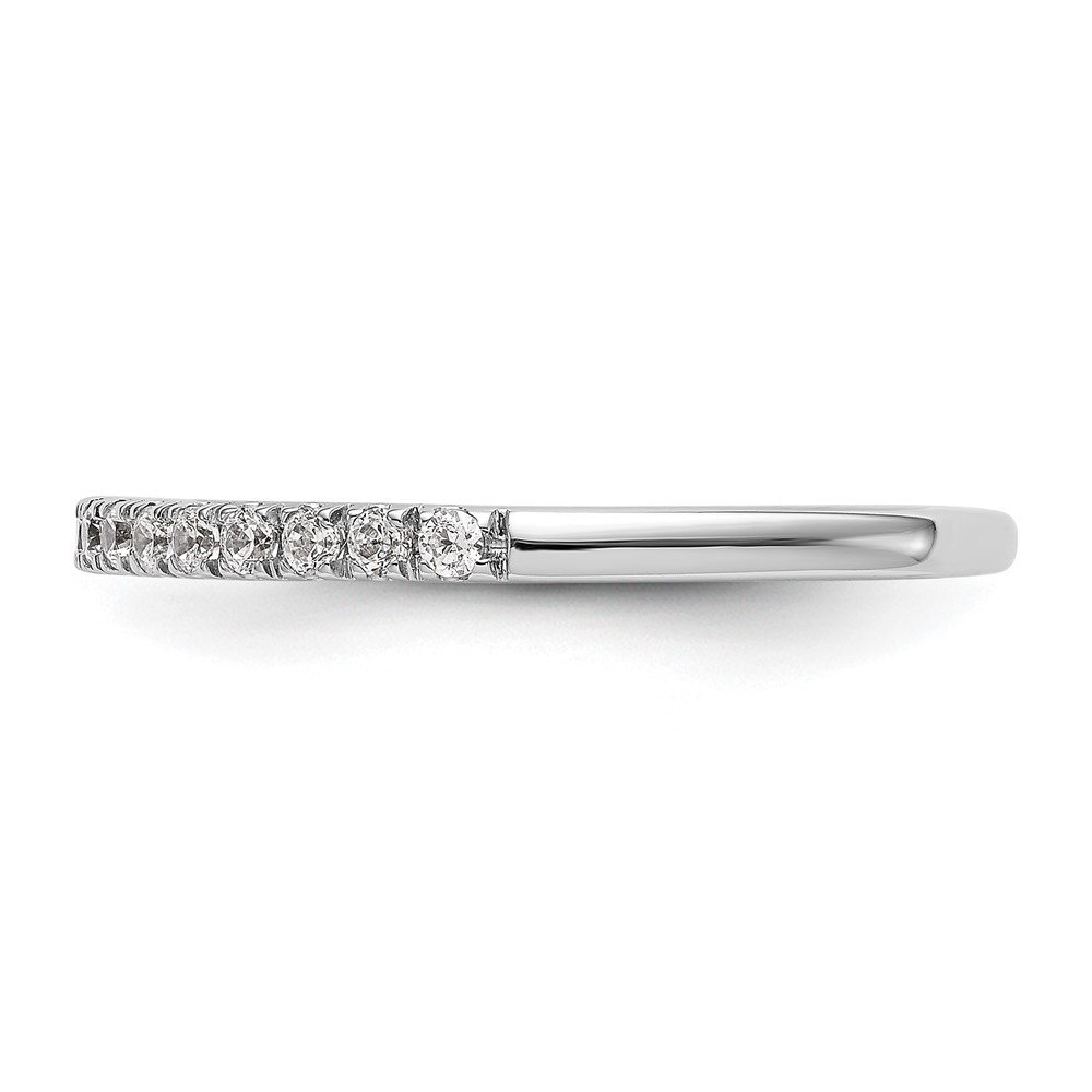 True Origin 14K White Gold 3/8 carat Lab Grown Diamond VS  D E F  Wedding Band (RM2939B-040-WLD)