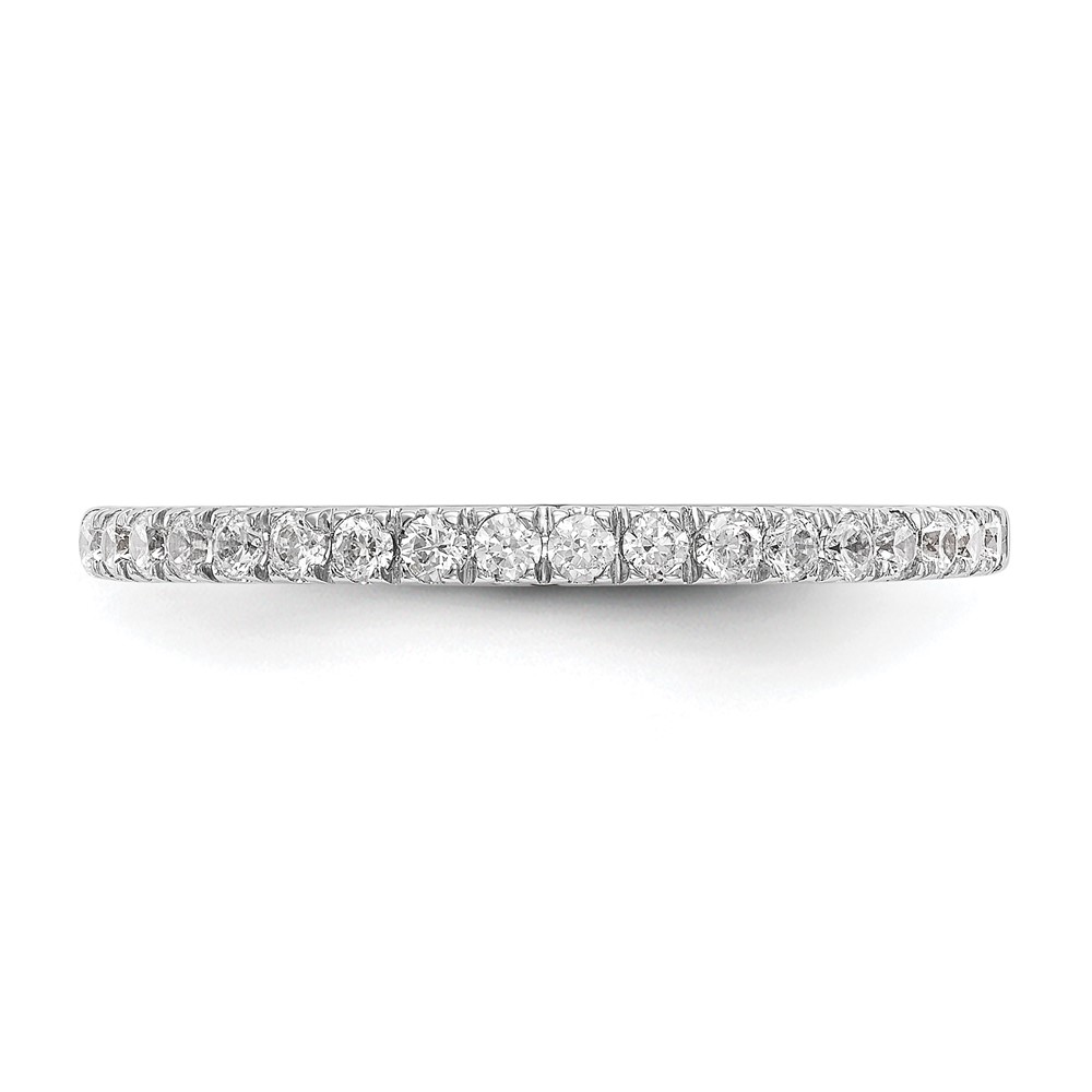 True Origin 14K White Gold 3/8 carat Lab Grown Diamond VS  D E F  Wedding Band (RM2939B-040-WLD)