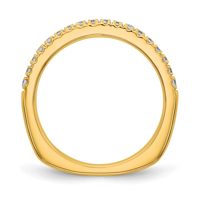 True Origin 14K Gold 3/8 carat Lab Grown Diamond VS  D E F  Wedding Band