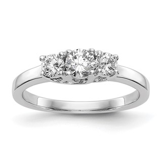 3 Stone Diamond Engagement Rings
