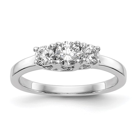 3 Stone Diamond Engagement Rings