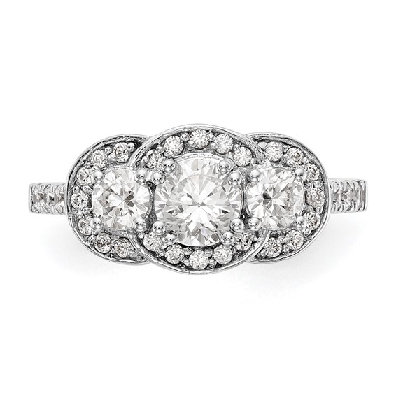 3 Stone Diamond Engagement Rings