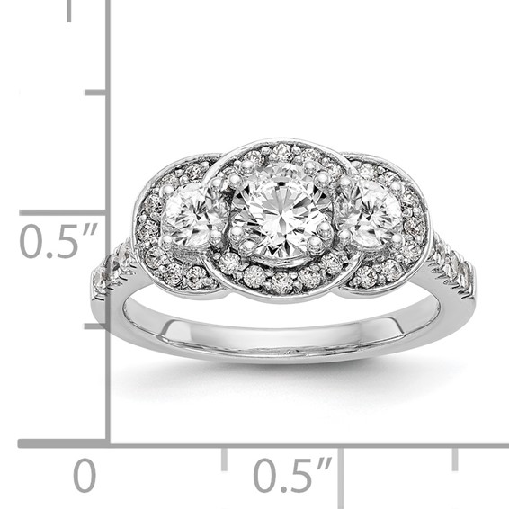 3 Stone Diamond Engagement Rings