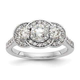 3 Stone Diamond Engagement Rings