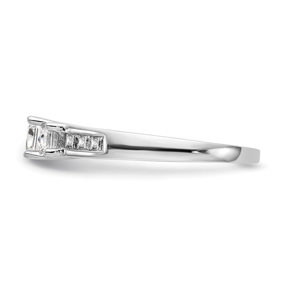 3 Stone Diamond Semi-Mount Engagement Rings