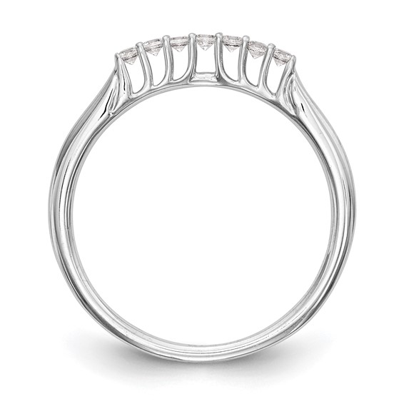 14K White Gold Wedding Band Mounting