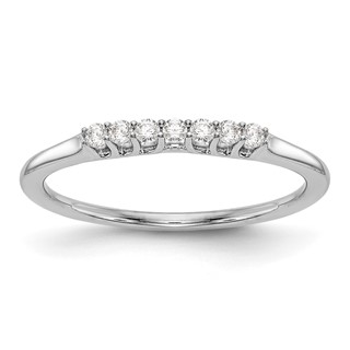 14K White Gold Wedding Band Mounting