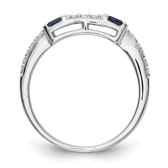 Diamond Sapphire Wedding Bands