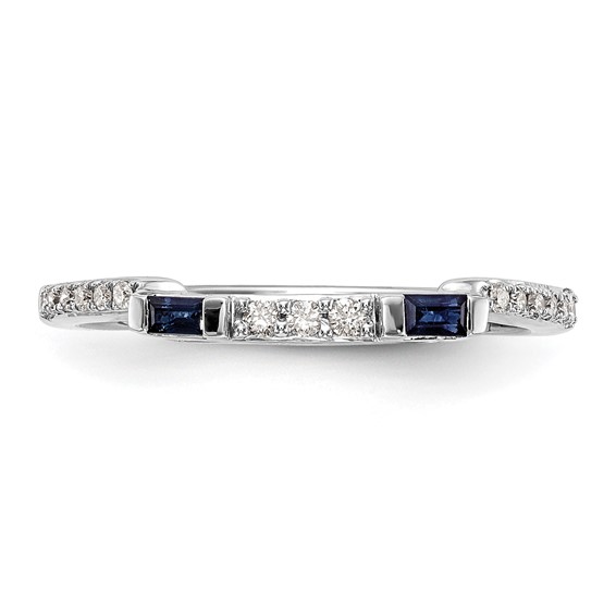Diamond Sapphire Wedding Bands