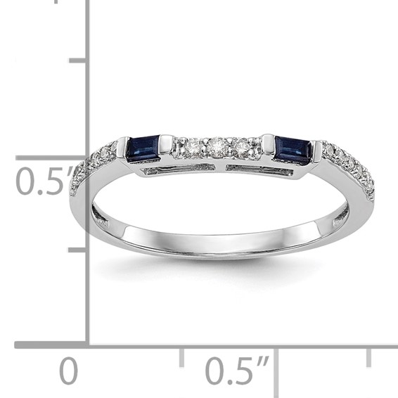 Diamond Sapphire Wedding Bands