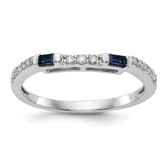 Diamond Sapphire Wedding Bands