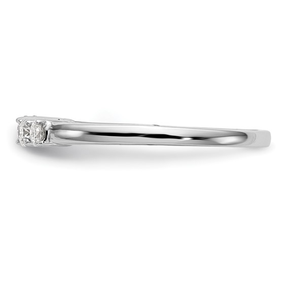 5 Stone Peg Set Semi-Mount Engagement Rings