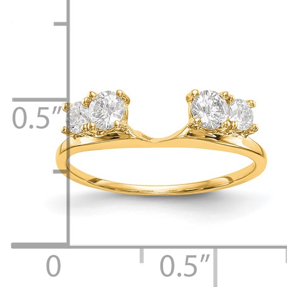 14K Yellow Gold Wrap Mounting