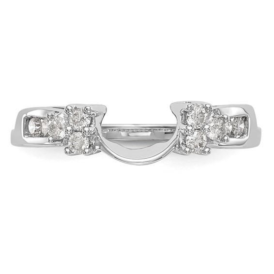 14K White Gold Wrap Mounting