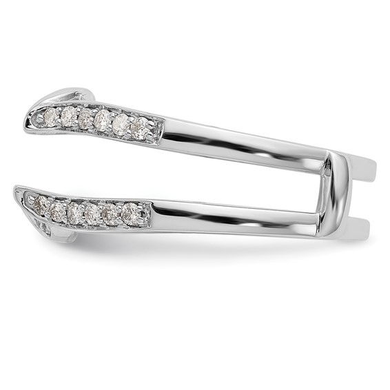 14K White Gold 1/3 carat Diamond Complete Ring Guard