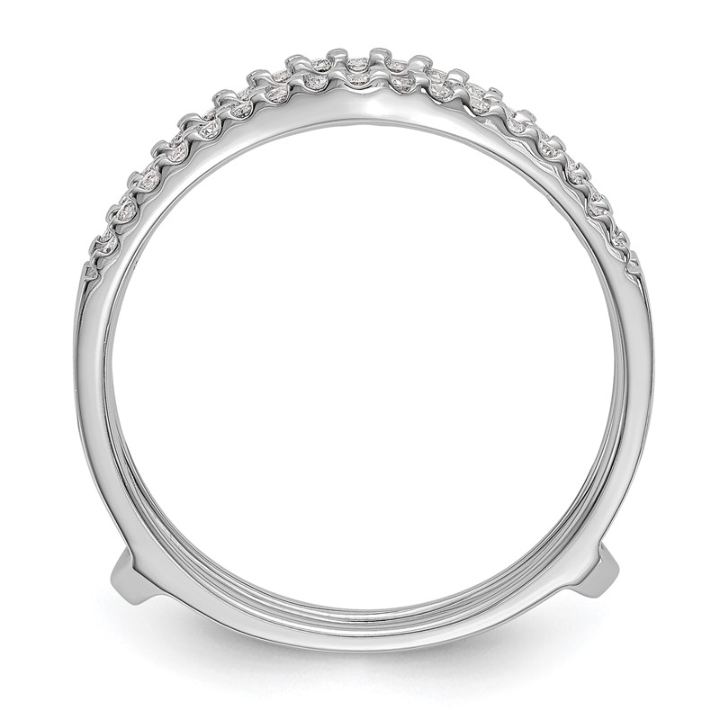 True Origin 14K White Gold 1/4 carat Lab Grown Diamond VS  D E F  Ring Guard