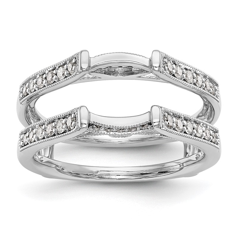 14K White Gold Lab Grown Diamond VS/SI+ G+ Guard