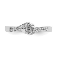 First Promise 14K White Gold 0.33 Carat Lab Grown Diamond VS SI+ G+ Complete Petite Engagement Ring view 4
