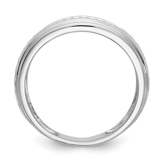 Diamond Trio Men's Wedding Bands