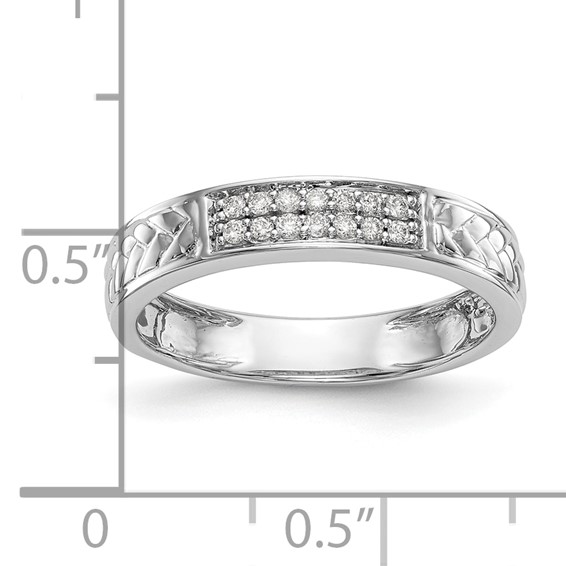 Diamond Trio Ladies Wedding Bands