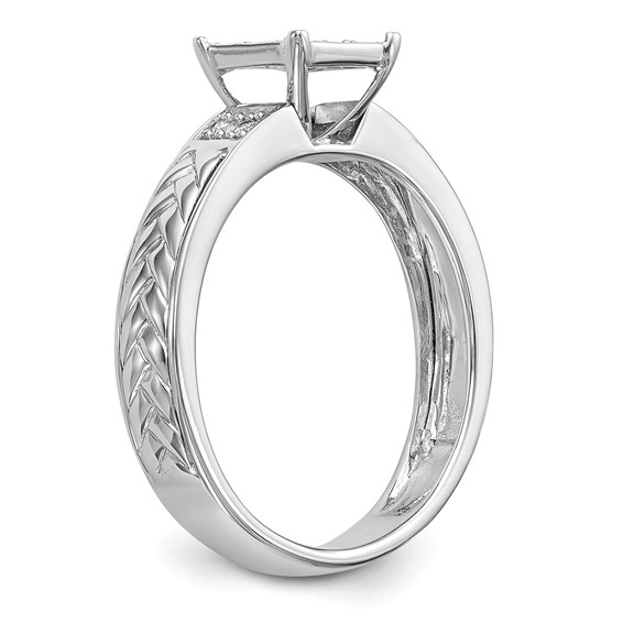 Diamond Trio Cluster Engagement Rings