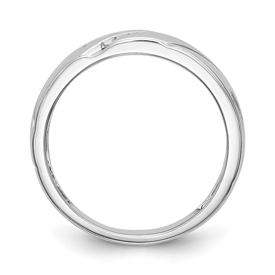 Diamond Trio Men's Wedding Bands