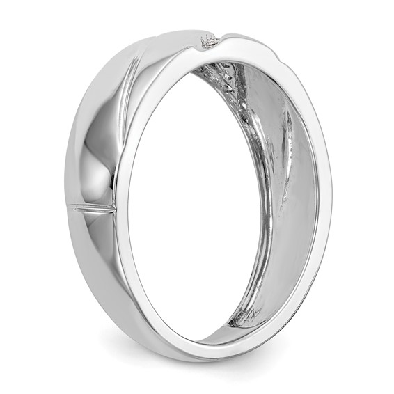 Diamond Trio Men's Wedding Bands